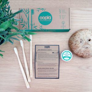 brosse à dents bambou et dentifrice solide