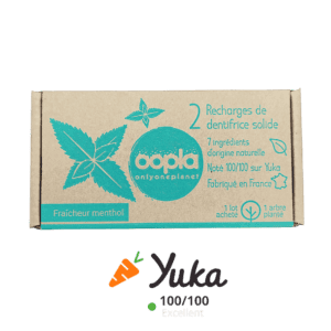 dentifrice solide rechargeable